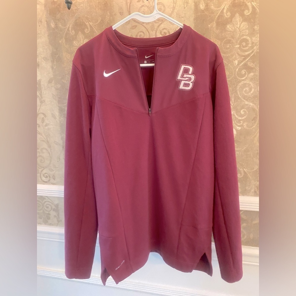 Nike Don Bosco Burgundy Quarter-Zip Top